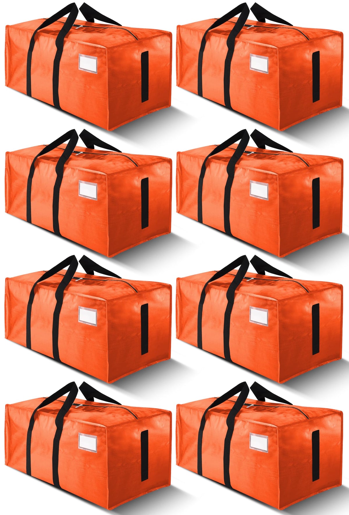 HOMESURE Supports 200lbs Heavy Duty Moving Bags - Strong Zipper & Wrap-Around Handles - Water-Resistant Storage Totes, Durable Alternative to Moving Boxes