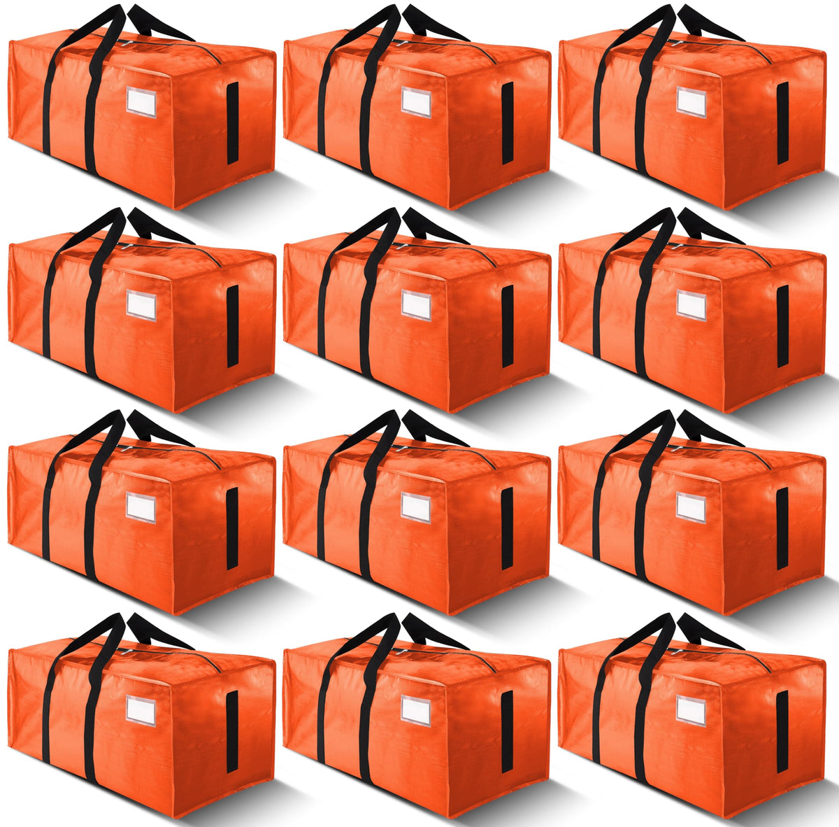 HOMESURE Supports 200lbs Heavy Duty Moving Bags - Strong Zipper & Wrap-Around Handles - Water-Resistant Storage Totes, Durable Alternative to Moving Boxes