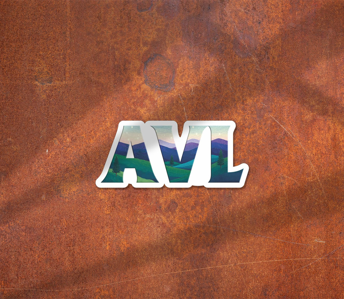 3Pcs Asheville Sticker - AVL Sticker - Asheville North Carolina Sticker - Sticker for Water Bottle - Luggage - Phone - Laptop - Mug